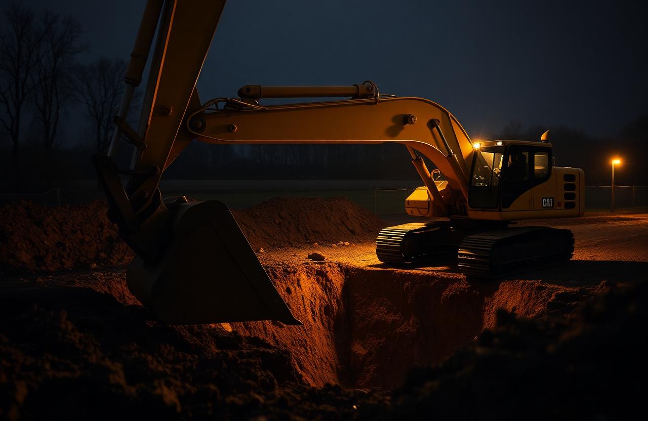 Excavating Contractor by FireLine Lawns in Brinkhaven, Ohio