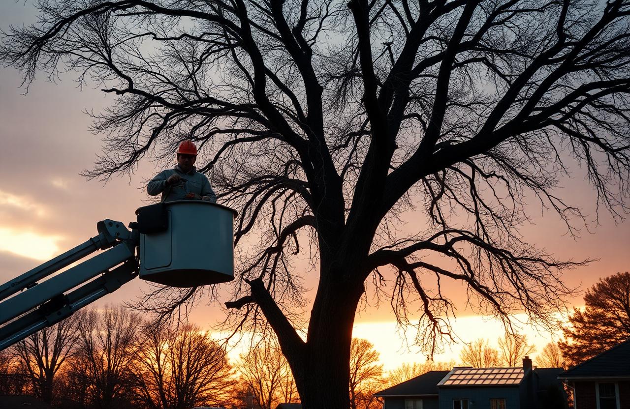 Tree Pruning by FireLine Lawns in Brinkhaven, Ohio